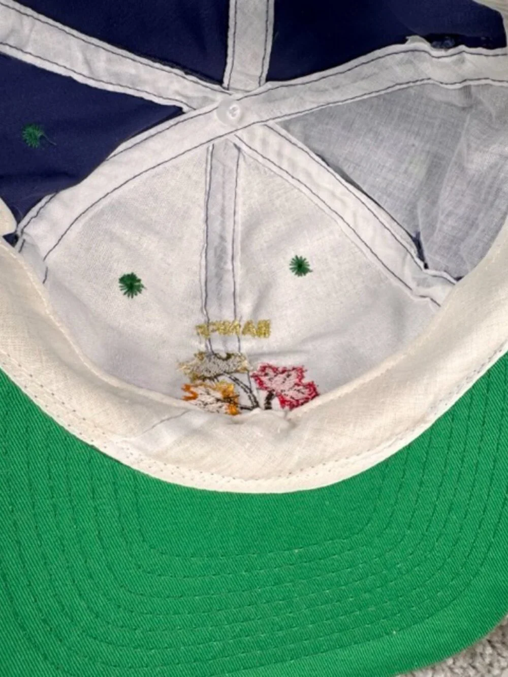 Vintage 90’s Banff Canada Leaves Baseball Hat Cap National Park Fall Autumn